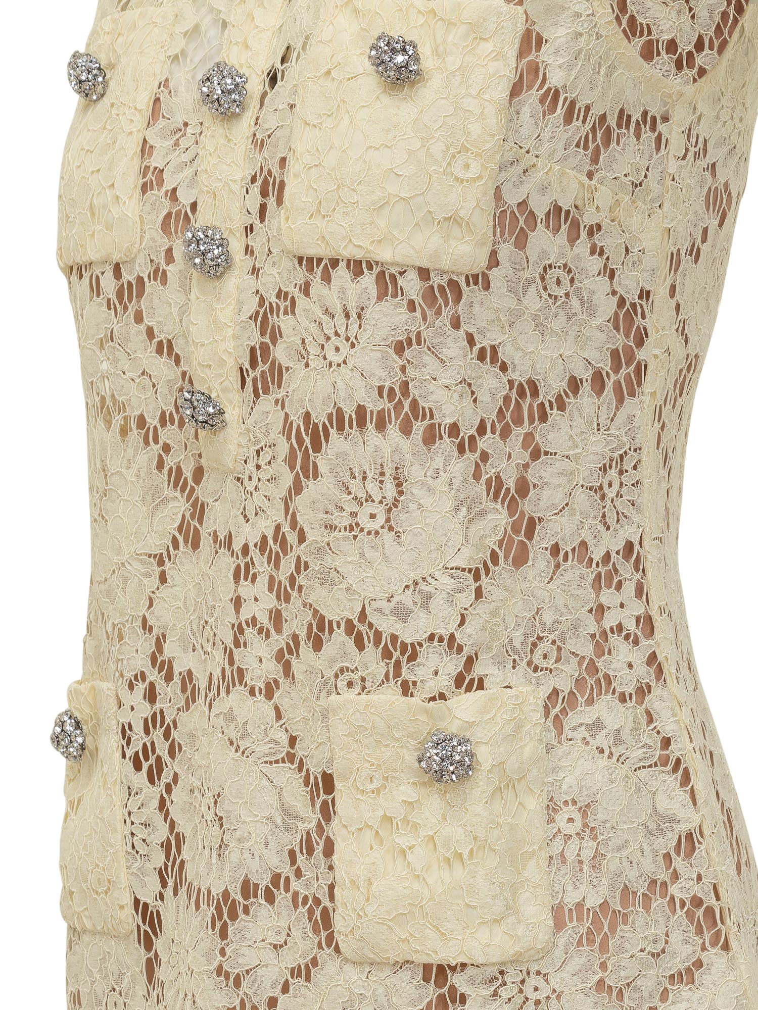 Abito Mini in Pizzo Ricamato - Image 4